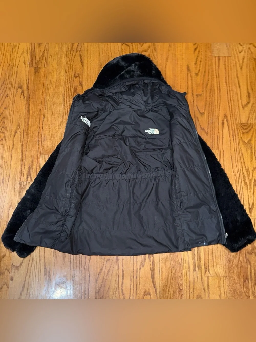 The North Face reversible insulated
